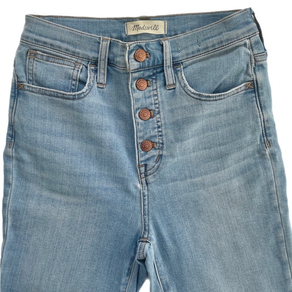 NWOT Madewell High Rise Roadtripper Jeans- Button Front Edition - Picture 5 of 8